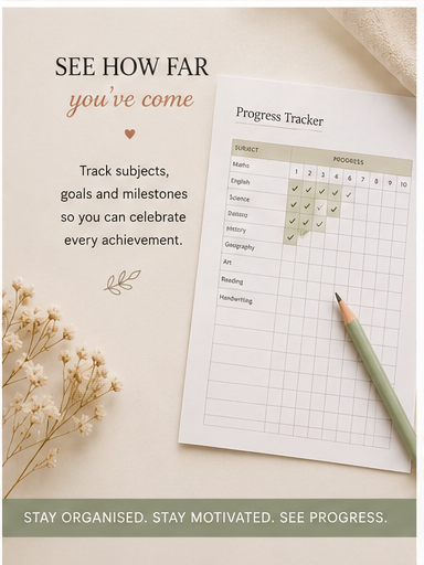 Home Learning Planner & Progress Bundle
