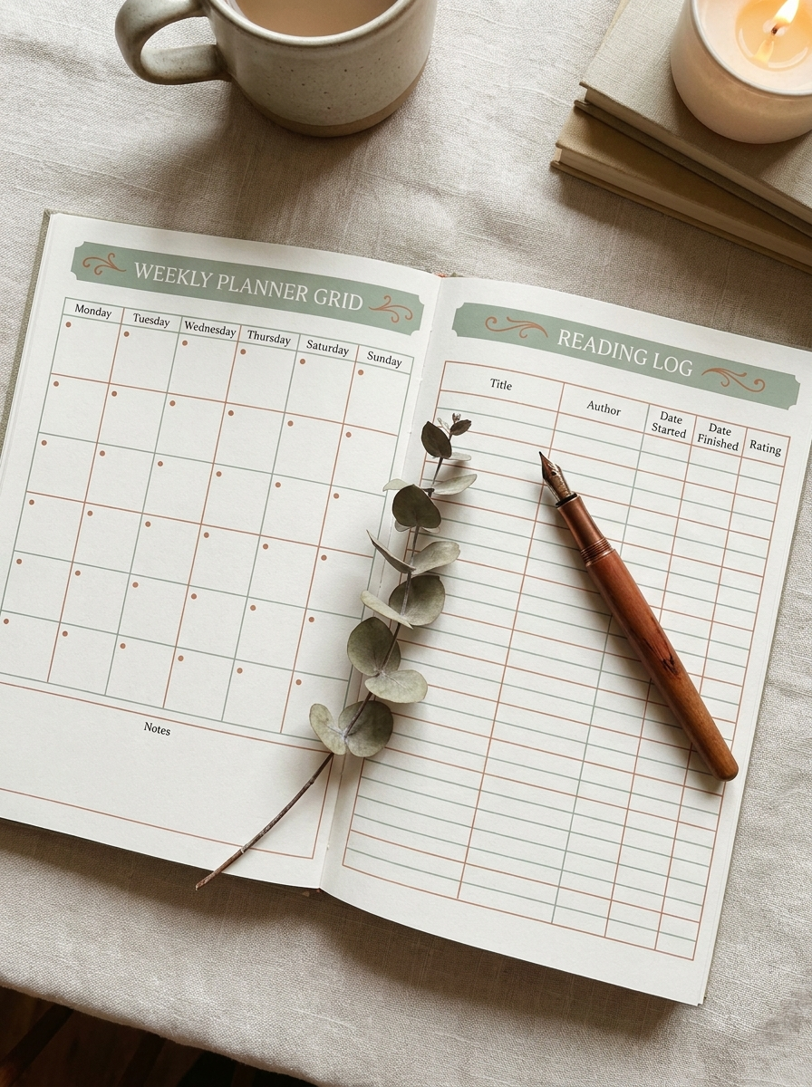 Home Learning Progress & Planning Bundle – Printable PDF
